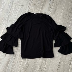 Pleione Ruffle Long Sleeve